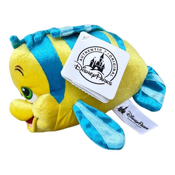 Disney Parks The Little Mermaid Flounder Plush - Picture 8 of 9